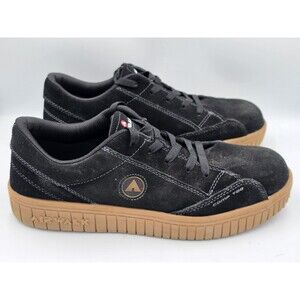 Airwalk Safety Mens Camino Composite Toe Work Shoe Black Gum Aw6102 Size 12 4E